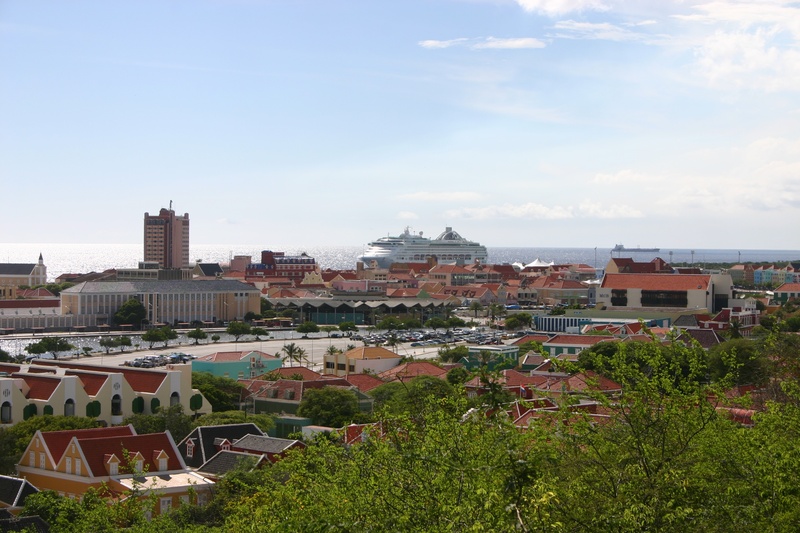 skyscraper, nature, no people, city, residential district, townscape, architecture, willemstad, plant, built structure, cloud - sky, high angle view, tree