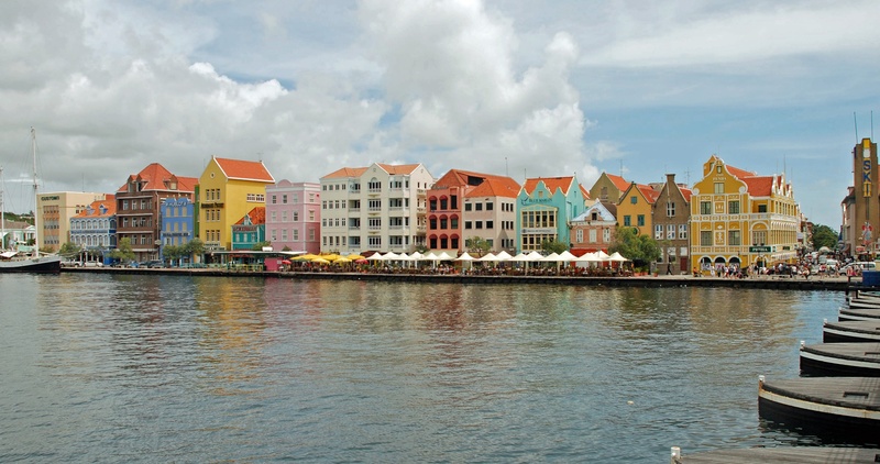 clouds, apartment, house, canal, holiday, home ownership, colored houses, mode of transportation, building exterior, willemstad, transportation, sea, harbor
