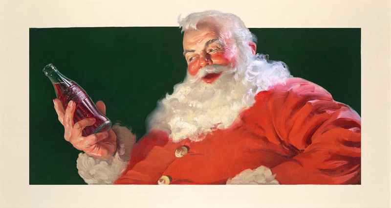 4K, Santa Claus, New year, coca, advertising, santa, claus, Coca Cola, cola
