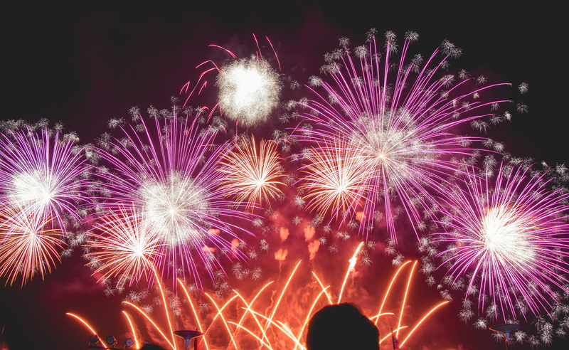 light show, person, sky, glowing, blurred motion, no people, firework, nature, event, multi colored, firework - man made object, festival, human, celebration