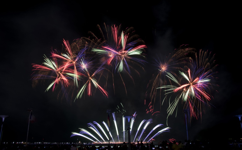 night, nature, firework display, celebration, no people, long exposure, firework, dark, arts culture and entertainment, blurred motion, excitement, sparks
