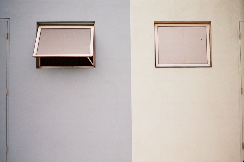 door, wall, frame, shelf, window, day, geometric shape, concrete, gray, cabin, rectangle, city, full frame, wall - building feature, open window, backgrounds