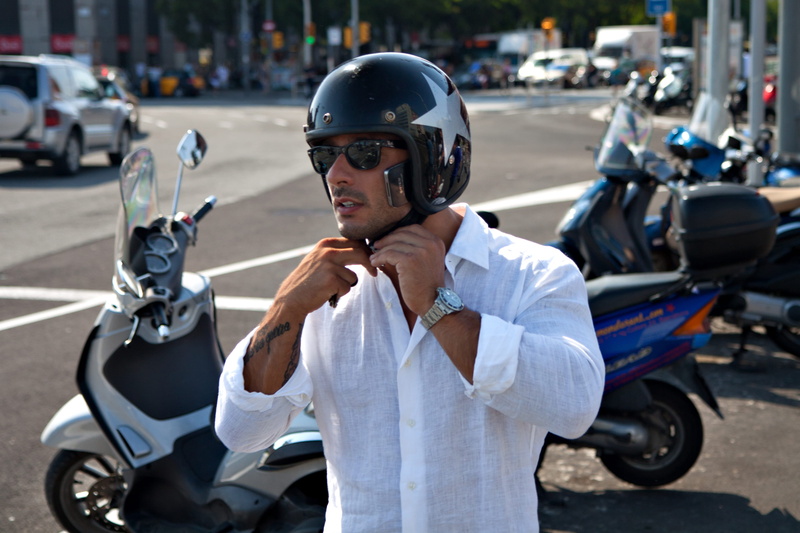 4K, lifestyles, Barcelona, Canon, Spain, bike, city Life, day, driving, real people, cycling, DSLR, helmet, road, outdoors, shot, casual clothing, car