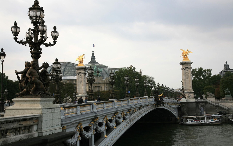 1080P, paris, france, awesome, nature and landscapes, alexre, iii, pont