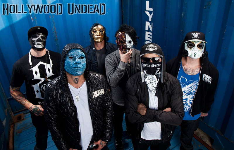 people, hollywood, looking at camera, mask - disguise, group Of People, Funny Man, undead, leisure activity, real people, 1080P, women, Hollywood Undead