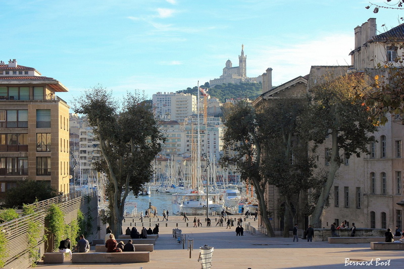 urban, vieux, provence, port, 1080P, harbor, france, architecture, sea, panoramic, marseille, monuments, cities, panorama