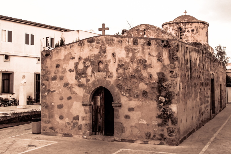 street, medieval, Georgios, architecture, Chapel, orthodox, alley, christianity, spirituality, Cyprus, no people, ayios georgios, sky, place of worship