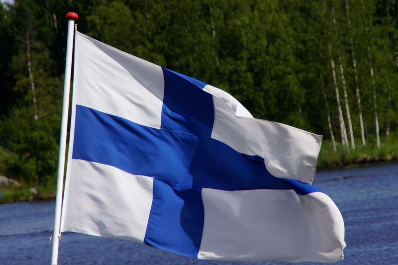 nature, pride, finnish, wind, tree, outdoors, environment, 2K, patriotism, freedom, blue, independence, blue and white, flag, plant, day, symbol, no people