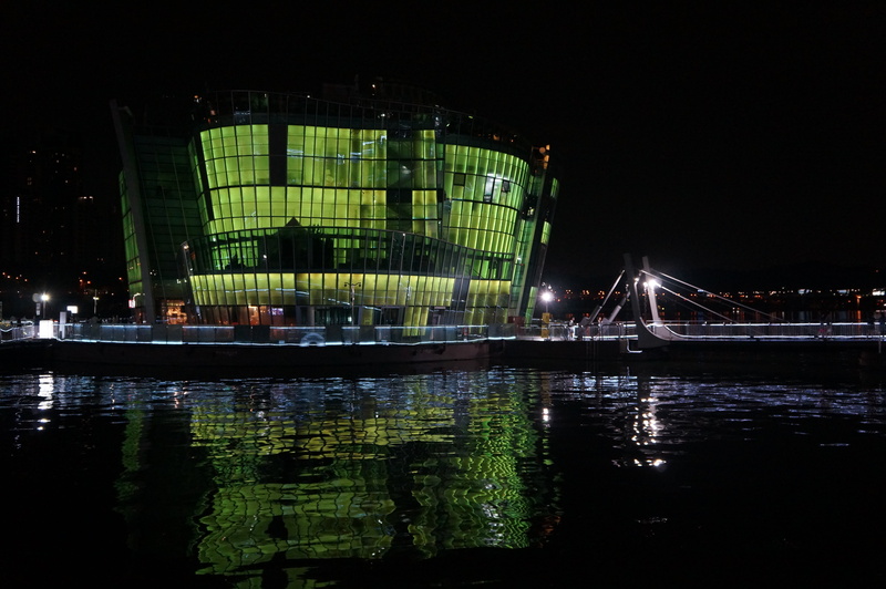 outdoors, seoul, built structure, illuminated, no people, nightlife, connection, nature, night, reflection, travel, bridge, water, building exterior, sky