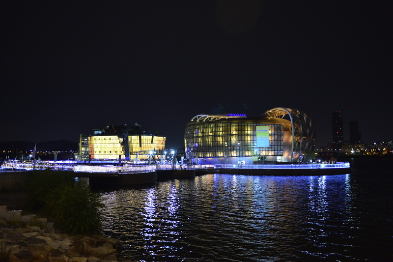 built structure, travel destinations, 5K, nature, reflection, building, waterfront, han river, outdoors, no people, night view, nightlife, building exterior