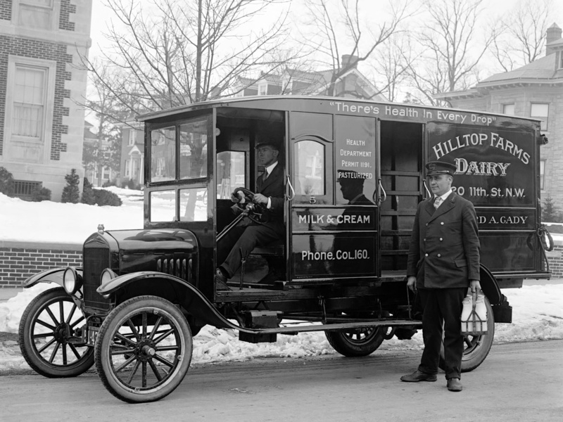1921, model tt, milk, ford, 1080P, retro, delivery, truck, food