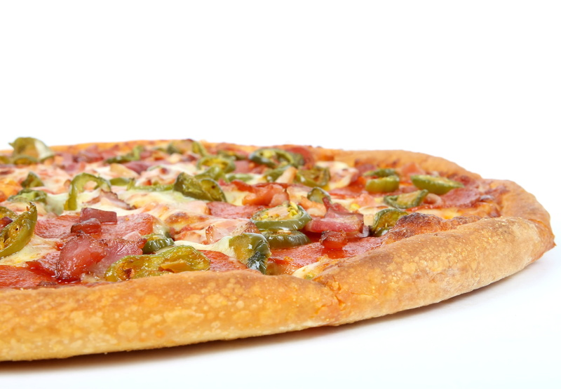 pepperoni, studio shot, loss, red, green, jalapeno, fruit, pizza, speed, cheesy, photo, leaf, wholesome, processed meat, take out food, fresh, cheese, food