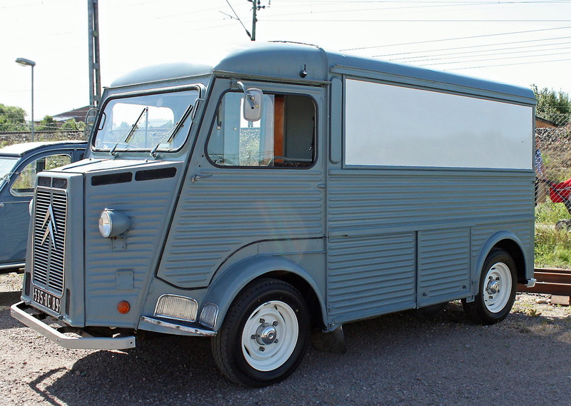 classic, fourgonnette, type-h, truck, french, citroen, van, 720P, food, cars, delivery