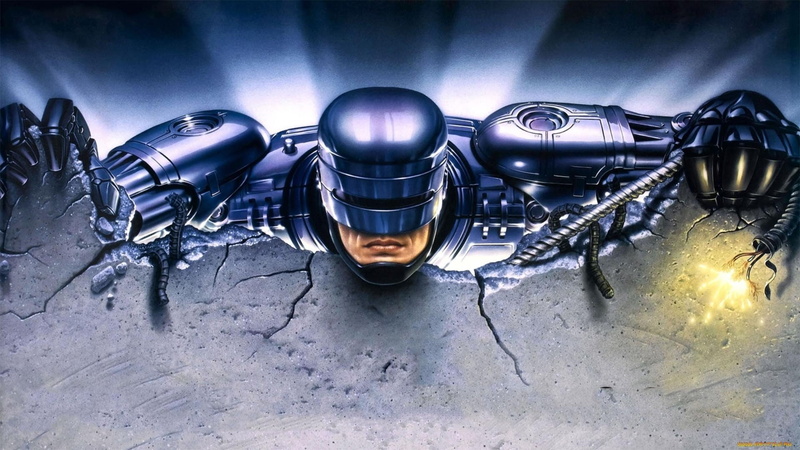 aggression, architecture, adult, RoboCop, weapon, one person, illuminated, front view, safety, Robocop 2, government, security, night, conflict, 1080P