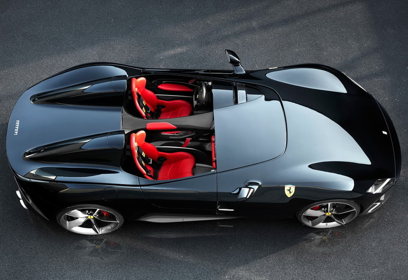 car, (2019), safety, gray background, no people, ferrari, sp2, competition, racecar, 720P, security, motor vehicle, land vehicle, sports race, sport, motor racing track