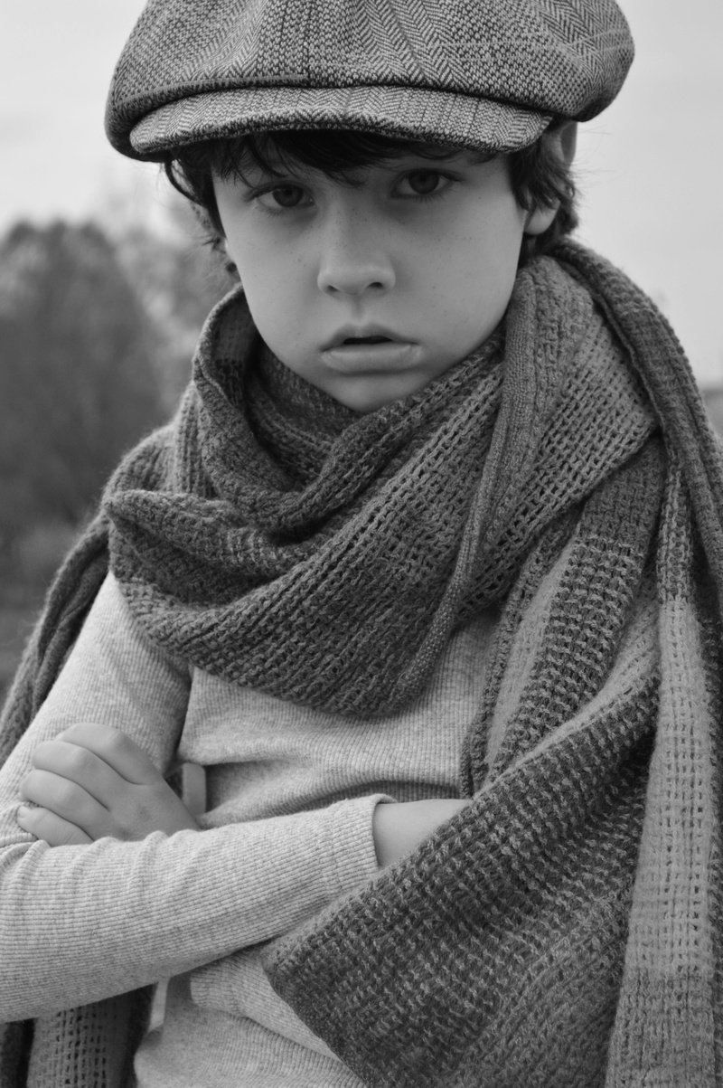 childrens fashion, baby, boys, front view, schoolboy, cute, photo, childhood, scarf, style, children model, grown up, advertising, warm clothing, gentleman