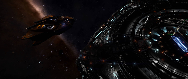 Elite: Dangerous, video games, universe, Vulture (spaceship), spaceship, 2K