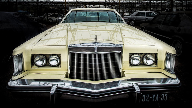 vintage car, lincoln, 1080P, classic car, lincoln mark series, lincoln continental mark v, hardtop, motor vehicle