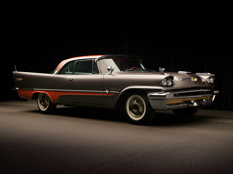 hardtop, luxury, 2 door, 1957, fireflite, 720P, retro, desoto