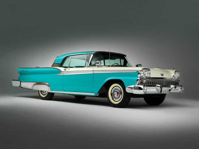 ford, retro, 500, 1080P, 1959, retractable, hardtop, skyliner, fairlane