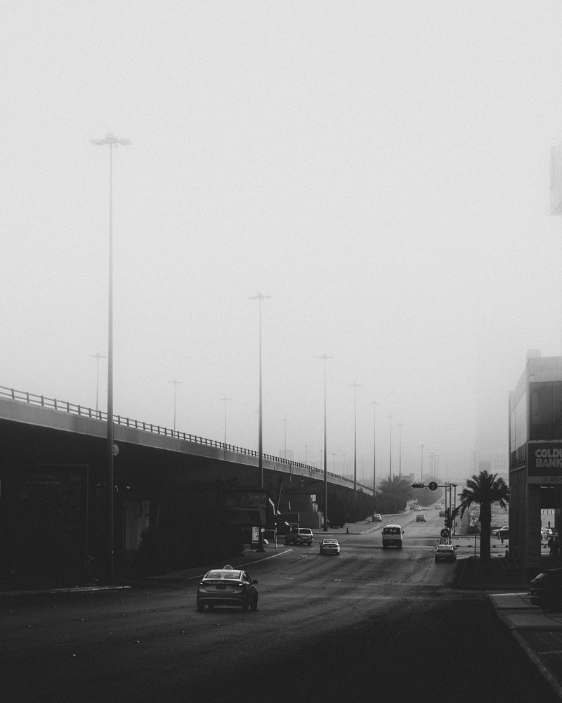 multiple lane highway, connection, motor vehicle, travel, copy space, saudi arabia, city, road, nature, built structure, car, land vehicle, sky, bridge