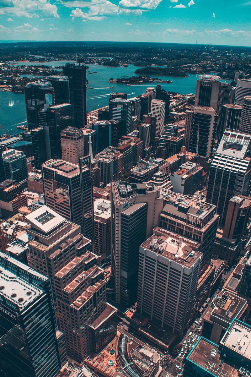 financial district, outdoors, office, building exterior, 5K, vsco, travel destinations, architecture, urbansprawl, concrete, modern, day, sky, australia