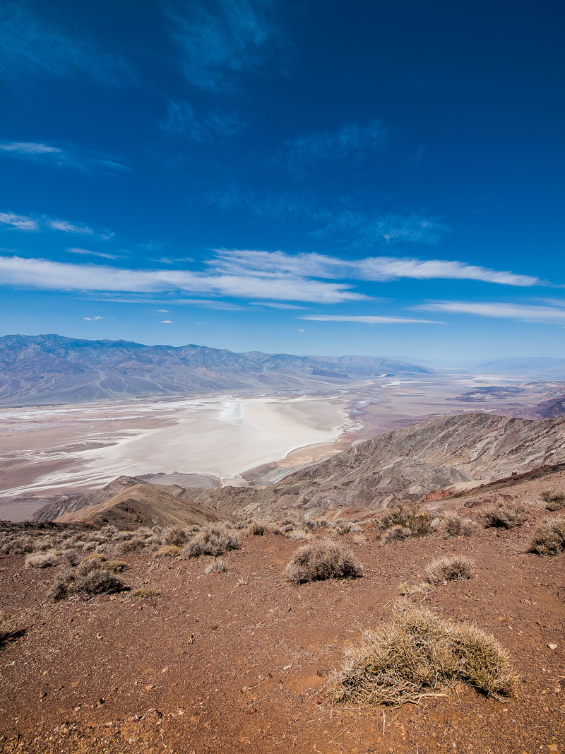 environment, death valley, outdoors, idyllic, dantes view rd, nature, blue, united states, dantes view, sky, mountain range, road, 2K, beauty in nature