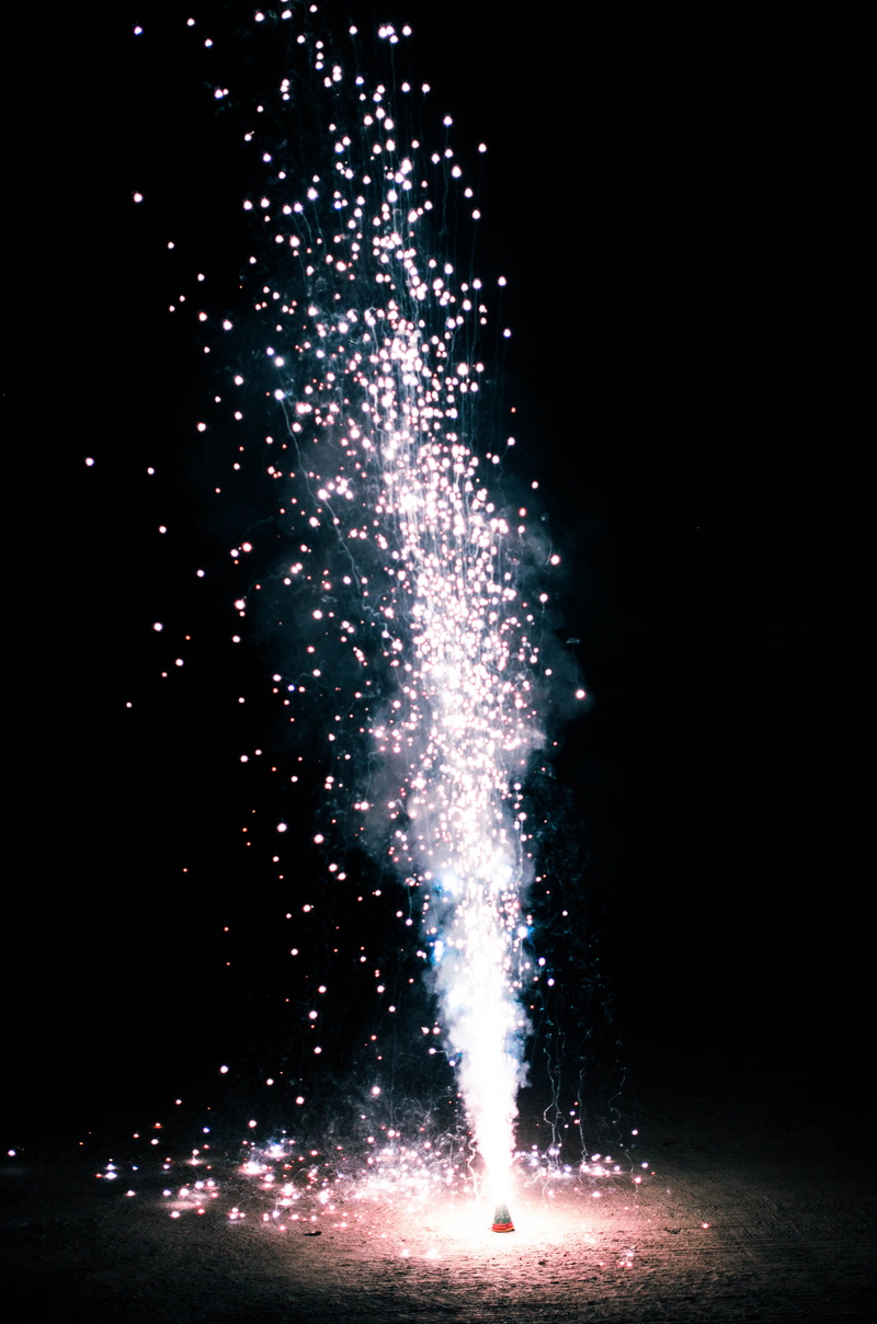 4K, outdoors, bokeh, lights, background, diwali, glowing, burning, arts culture and entertainment, lighting, shower, nature, long exposure, shutter, smoke - physical structure