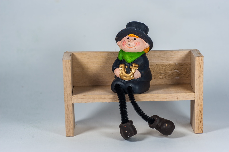 wooden bench, chimney sweep, sitting, 4K, toys, people, innocence, white background, men, doll, males, childhood, wood - material, boys, shoes, fun, horseshoe