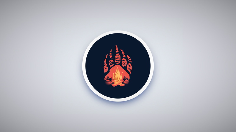 triangle, circle, fire, minimalism, 2K