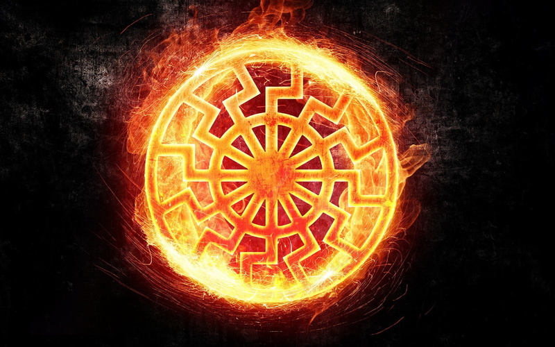 heat - temperature, fire, 1080P, sparks, digital art, burning, black background, celebration, fire - natural phenomenon, nature, no people, indoors, circle