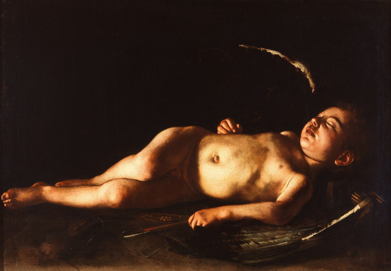 looking, young men, looking at camera, adult, one person, hopelessness, oil painting, copy space, shirtless, studio shot, side view, black background, full length