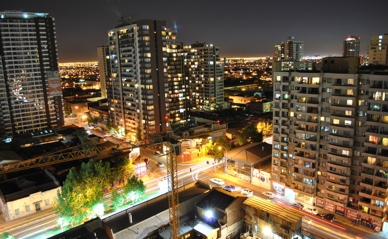 modern, illuminated, sky, photography, high, apartment, financial district, South America, architecture, building, night, rise, cityscape, city, de, outdoors