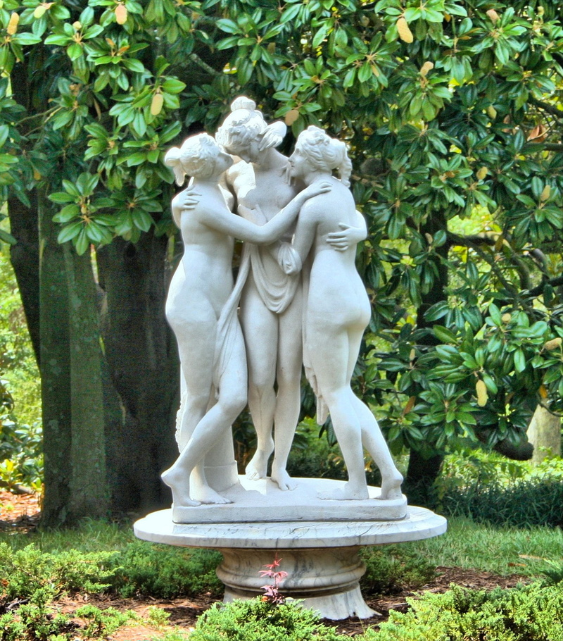 sculpture, historical, tree, nature, Statue, creativity, art and craft, symbol, attraction, ancient, day, Marble Sculpture, white color, stone, female likeness