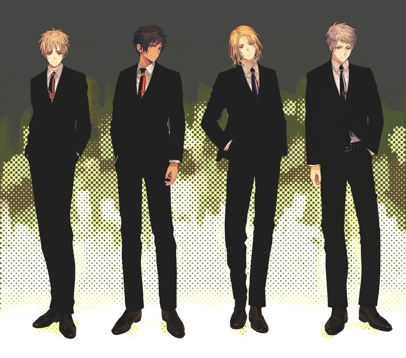 hetalia, powers, 4K, united, kingdom, spain, axis, prussia, france