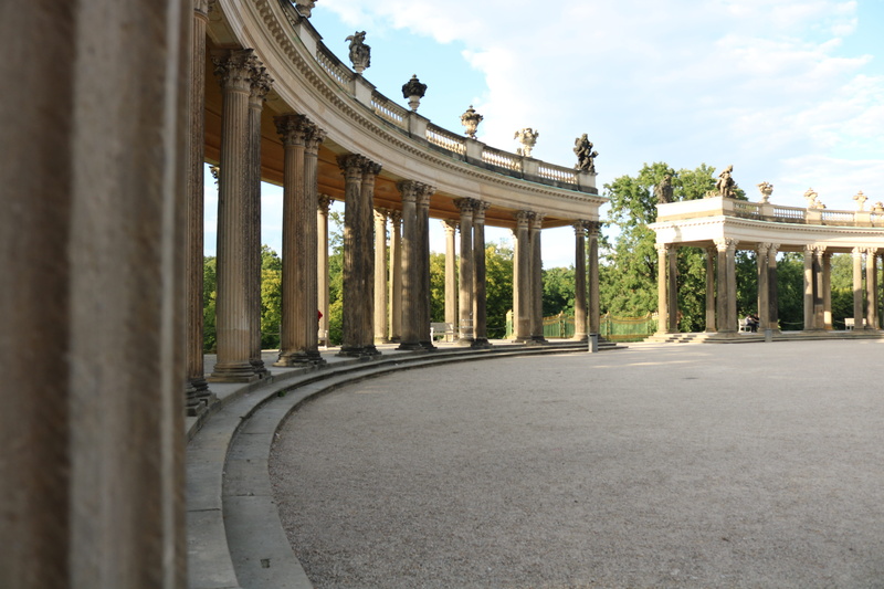 architectural column, sanssouci, potsdam, neo-classical, the past, plant, history, places of interest, prussia, travel destinations, tourist attraction