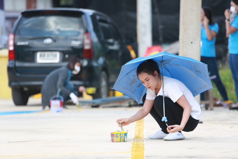 men, watercolor, innocence, motor vehicle, people, painting, image, painted, transportation, outdoors, oil paint, umbrella, brush, 5K, red, color, city