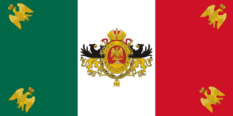 1864 1867 svg, 2000px flag, mexico, 1080P