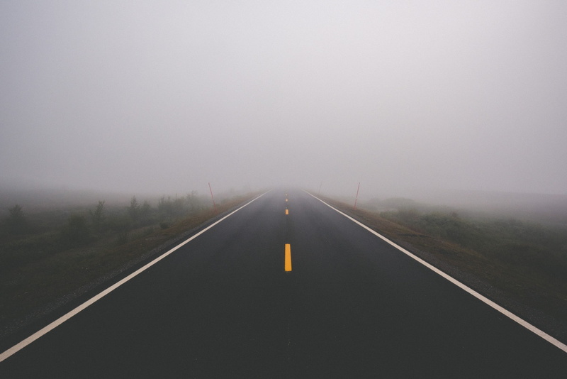 asphalt, outdoors, mist, 1080P, road, street
