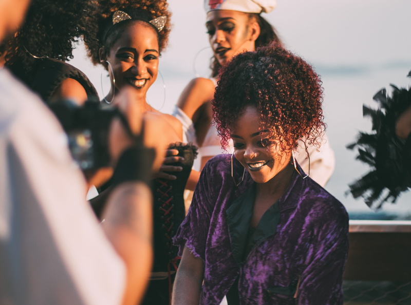 smiling, dancing, outdoors, caucasian Ethnicity, ethnicity, laughing, african Ethnicity, afro, mixed Race Person, nightlife, group Of People, summer, fun