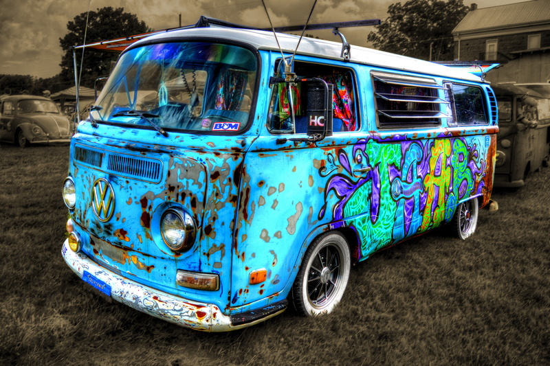 damaged, transportation, collectible, day, classic, old, metal, 5K, outdoors, vintage, mini van, architecture, retro styled, retro, nostalgia, antique