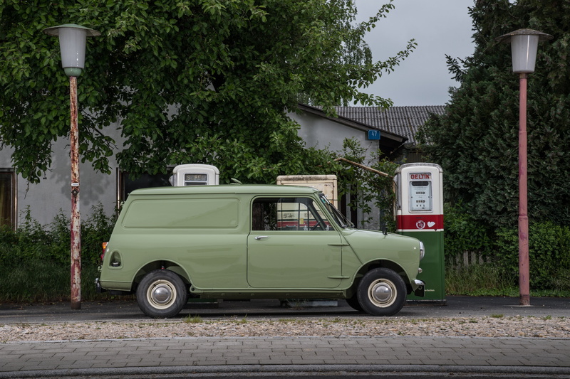 4K, ado15, classic, 1960, austin, mini, van