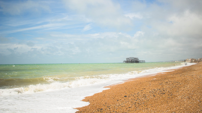 5K, land, aquatic sport, sport, beach, sea, sand, motion, horizon over water, cloud - sky, outdoors, day, nature, scenics - nature, united kingdom, wave