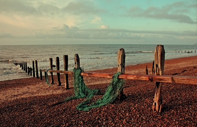 idyllic, town, no people, beauty in nature, village, wooden post, britain, water, horizon over water, tranquility, non-urban scene, great, sand, scenics - nature