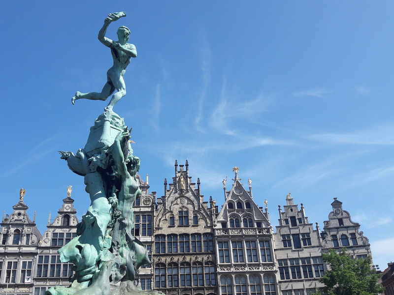 sky, day, capital, 4K, travel destinations, trip, tourism, statue, europe, city, space, stature, art and craft, facades, no people, building exterior