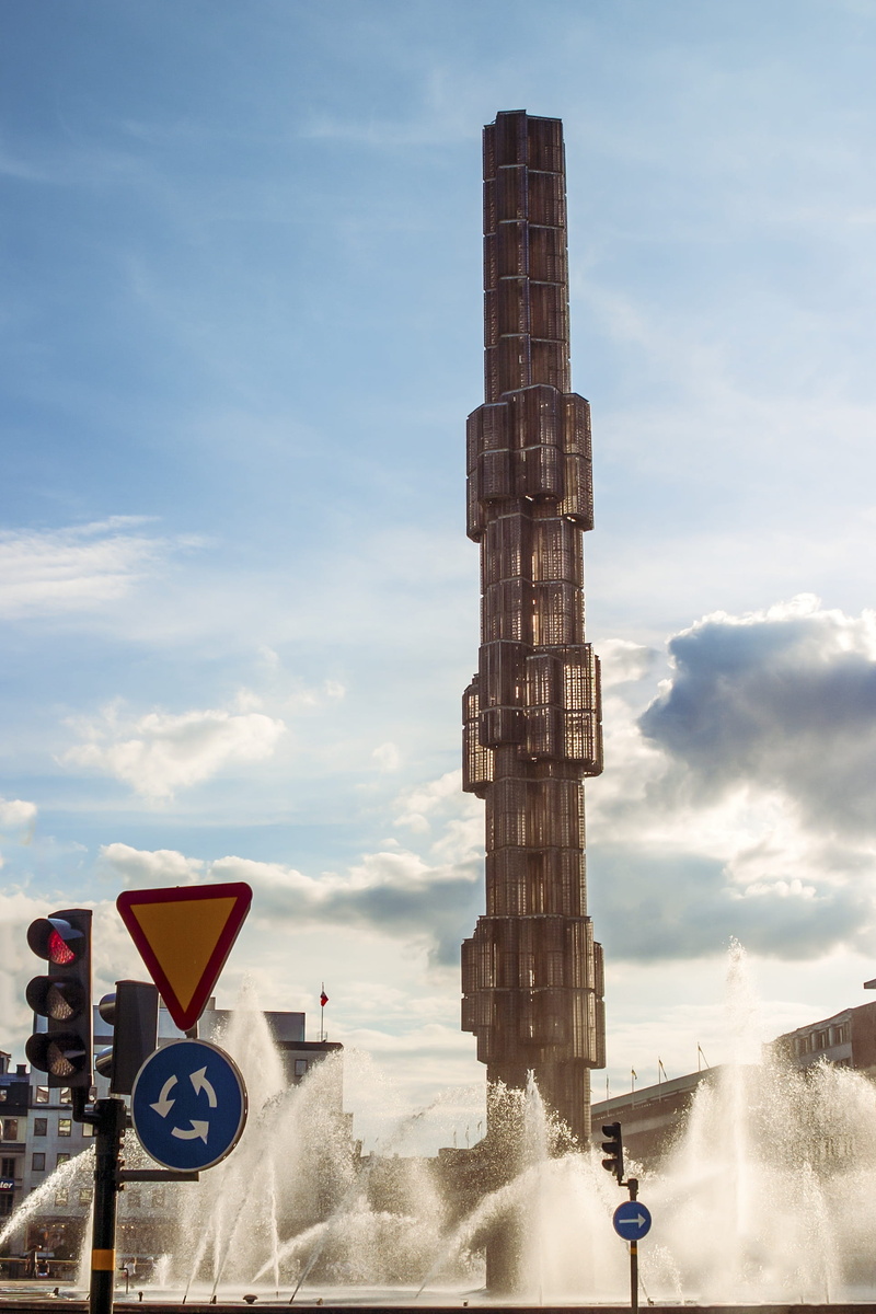2K, architecture, scenery, sky, Central, water, Sweden, City, city, guidance, no people, tourism, travel, tower, communication, building, scandinavia