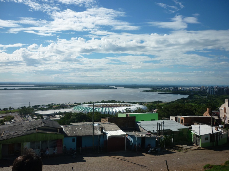 rio grande do sul, building, built structure, nature, horizon, architecture, sky, sea, outdoors, day, porto alegre, high angle view, scenics - nature, city
