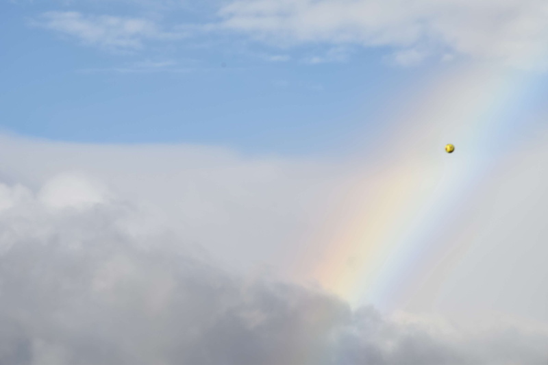 no people, idyllic, sky, freedom, ball, tranquil scene, outdoors, ufo, tranquility, flying, nature, beauty in nature, low angle view, goal, kick, big kick