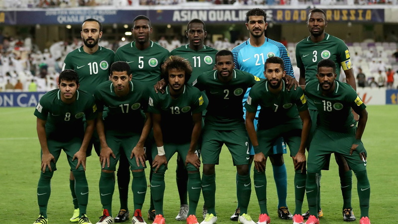 large group of people, standing, teenage boys, real people, athlete, group of people, green color, stadium, togetherness, outdoors, men, team sport, full length