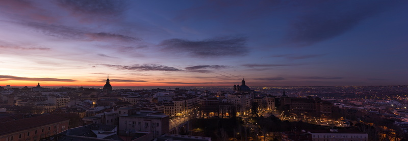 travel destinations, city, residential district, city life, panoramic, cloud - sky, madrid, sky, built structure, crowded, architecture, crowd, high angle view